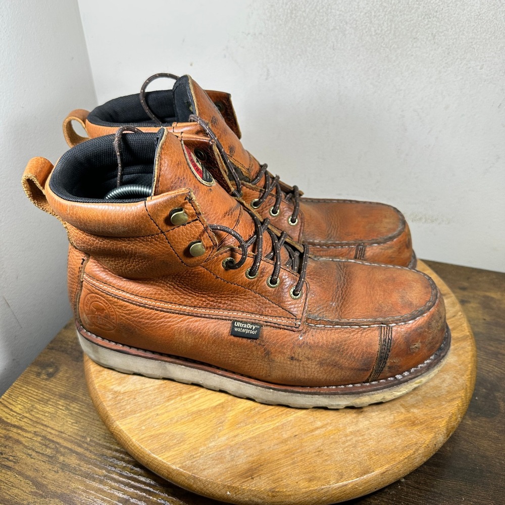 Irish Setter Red Wing Ashby 83632 Mens 11 D Aluminum Toe Waterproof Work Boots